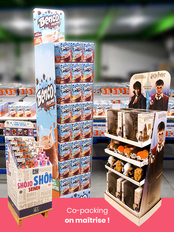 Europlv fabricant PLV logistique co-packing